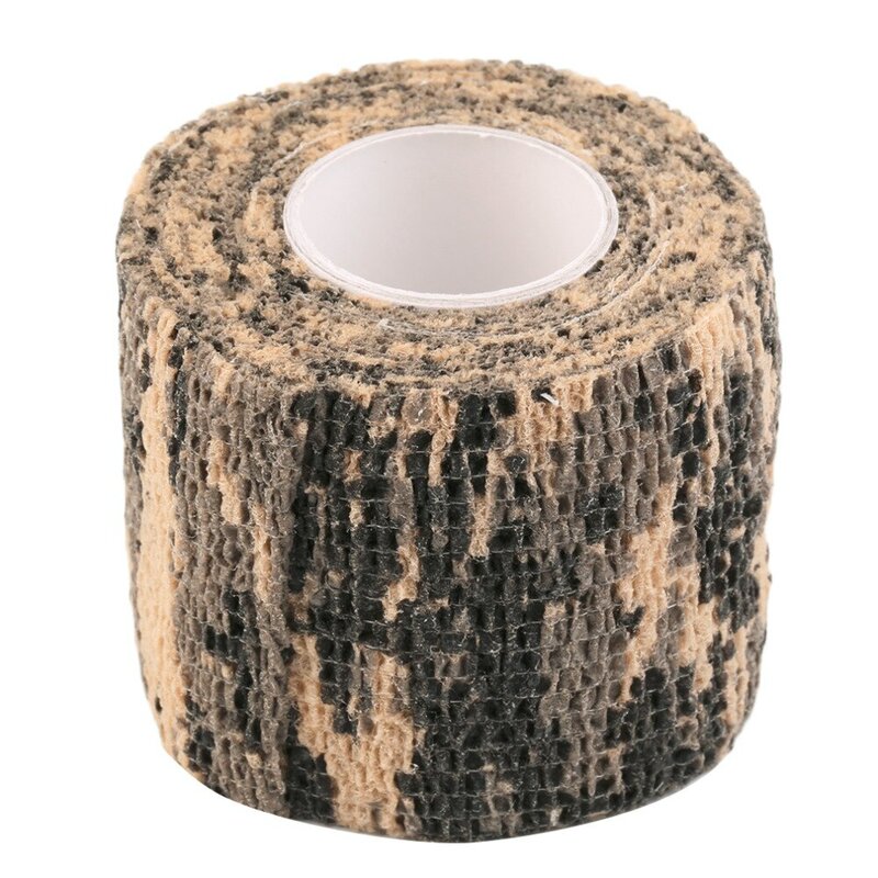 Army Elastic Stealth Tape Military Waterproof Camouflage Camo Wrap Tapes Paintball Gun Shooting Stretch Bandage Hunting Tools