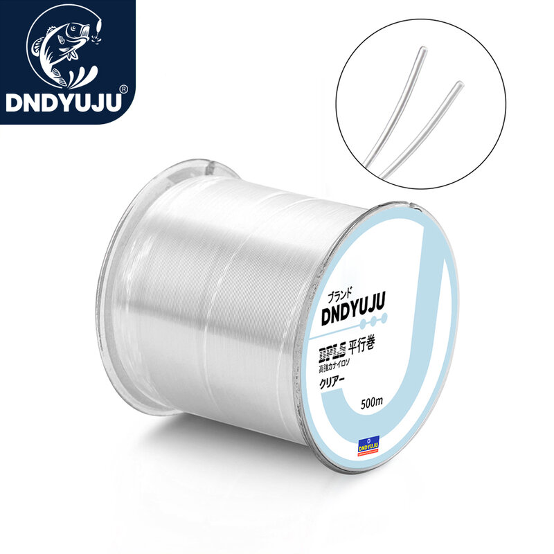 DNDYUJU – fil de pêche en Nylon Super résistant, Monofilament Durable, pour la mer et l'eau douce, diamètre de 500mm à 0.10mm, matériel de pêche, 0.47M