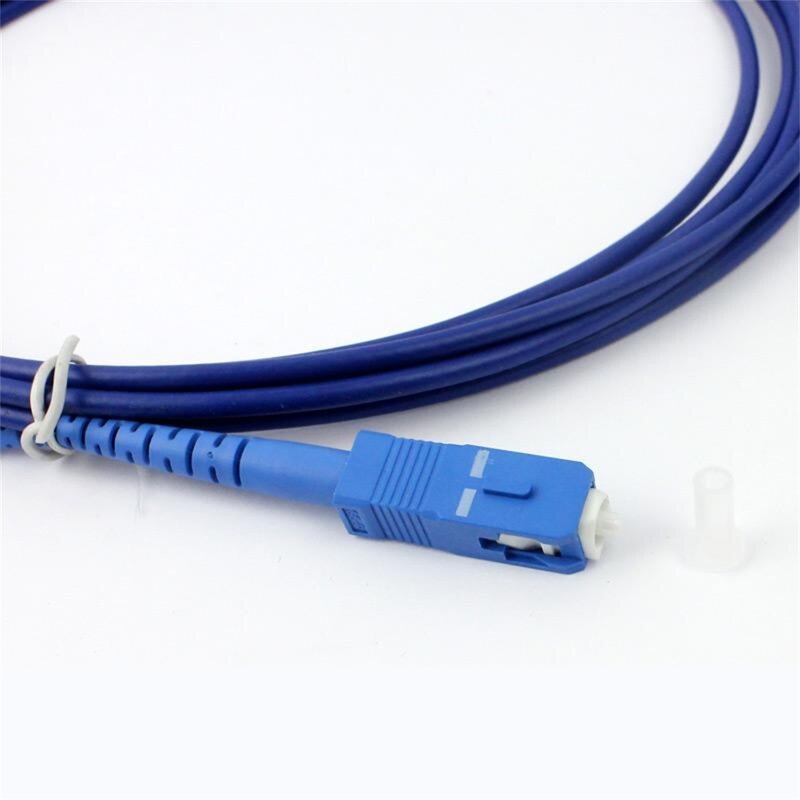 Kabel Patch serat optik Anti tikus mode tunggal SM SC tunggal 9/125 20 meter kabel kustom pabrik Panjang konektor FC LC
