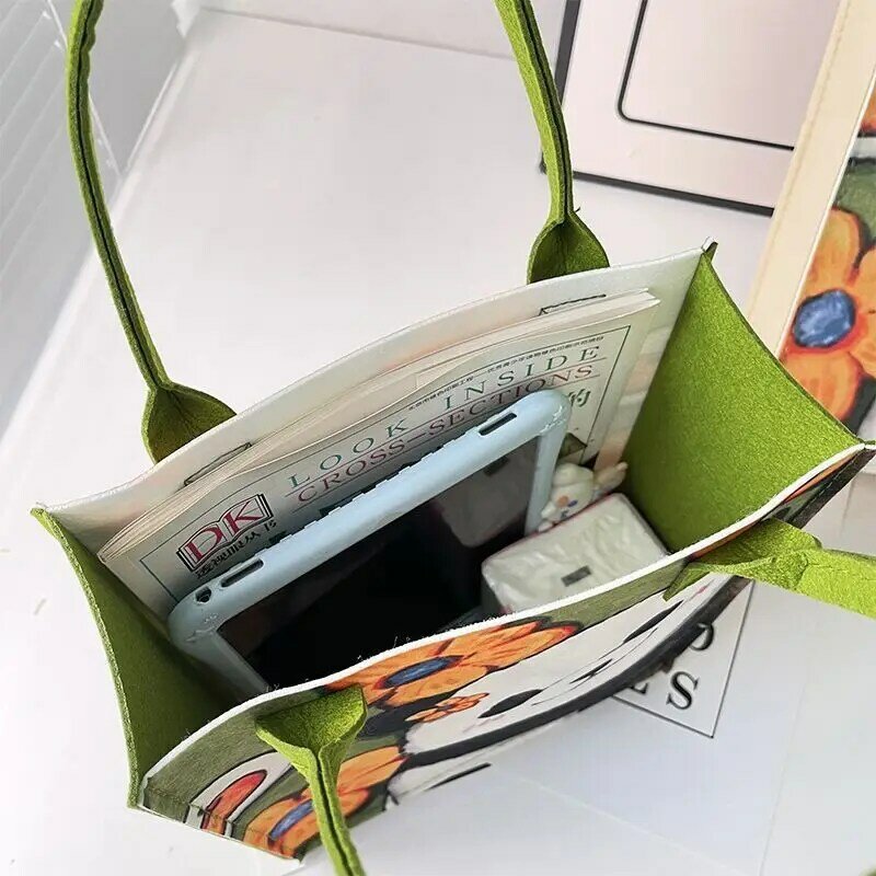 Panda-Themed Handbag Cartoon And Anime Shopping Bag Large Capacity Chinese Panda Handbag Gift Commuting Tote Bag Women'S Wallet