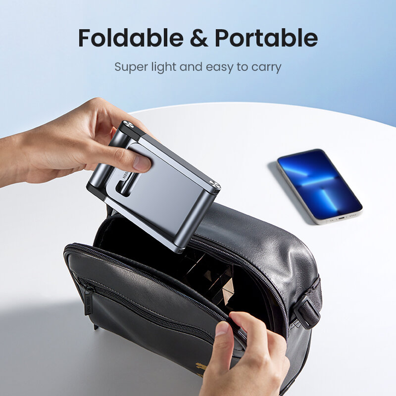 UGREEN – Support de téléphone portable pliable en aluminium, Support de tablette pour iPhone 13 12 Pro Xiaomi Samsung Huawei