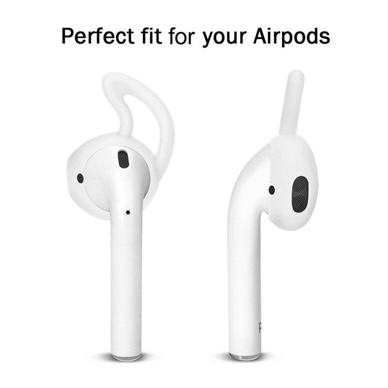 Fone de ouvido eartip fones de ouvido capa in-ear macio silicone protetor almofadas para apple airpods sem fio bluetooth fone de ouvido acessórios