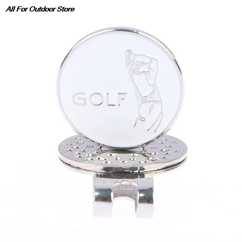 Clip de marcador de pelota de Golf con imán, marcador de pelota de Golf, Putt, alineación, pinza de tapa de puntería, accesorios de ayuda de entrenamiento, envío directo