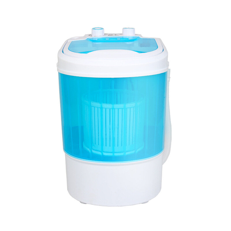 Mini lavatrice 110V piccola biancheria intima che elude in un secchio singolo Mini lavatrice semiautomatica per uso domestico
