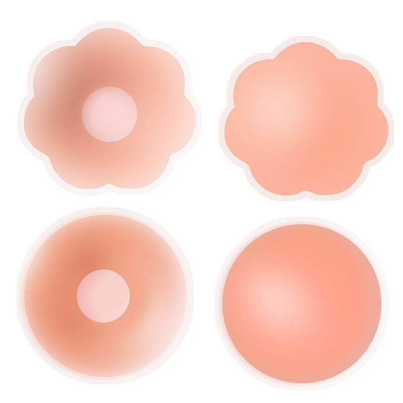 6Pairs Women Silicone Nipple Stickers Anti-bump Chest Pad Lift Nipple Cover Pads Invisible Reusable Bra Chest Sticker Breast Pad