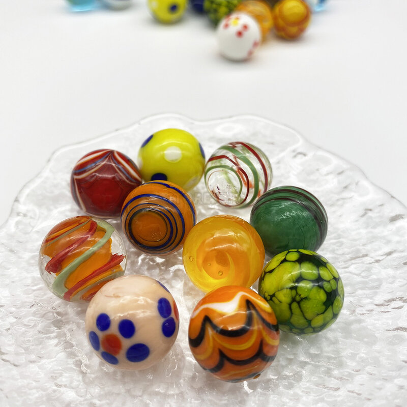 G1-16 kolekcja dekoracji domu kreatywnych kulek ręcznie robione szkło kulki rzadkość Puzzle dla dzieci zabawki do gier uroczych prezenty na nowy rok dla dziecka