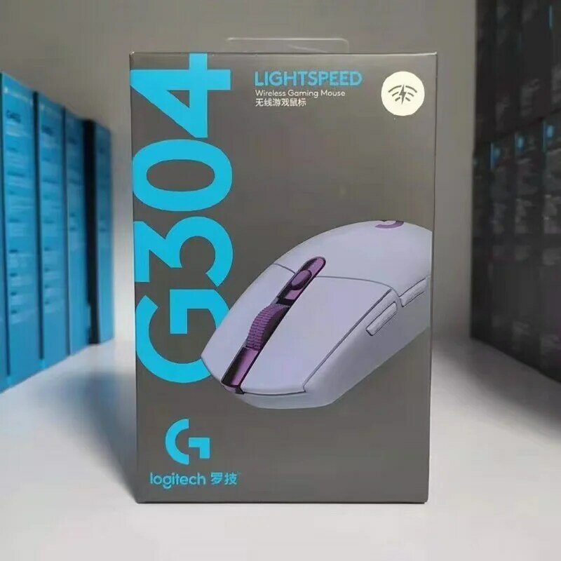Ratón inalámbrico Original G304 para ordenador portátil, Mouse inalámbrico de 12000 DPI, Muis para juegos, sem fio