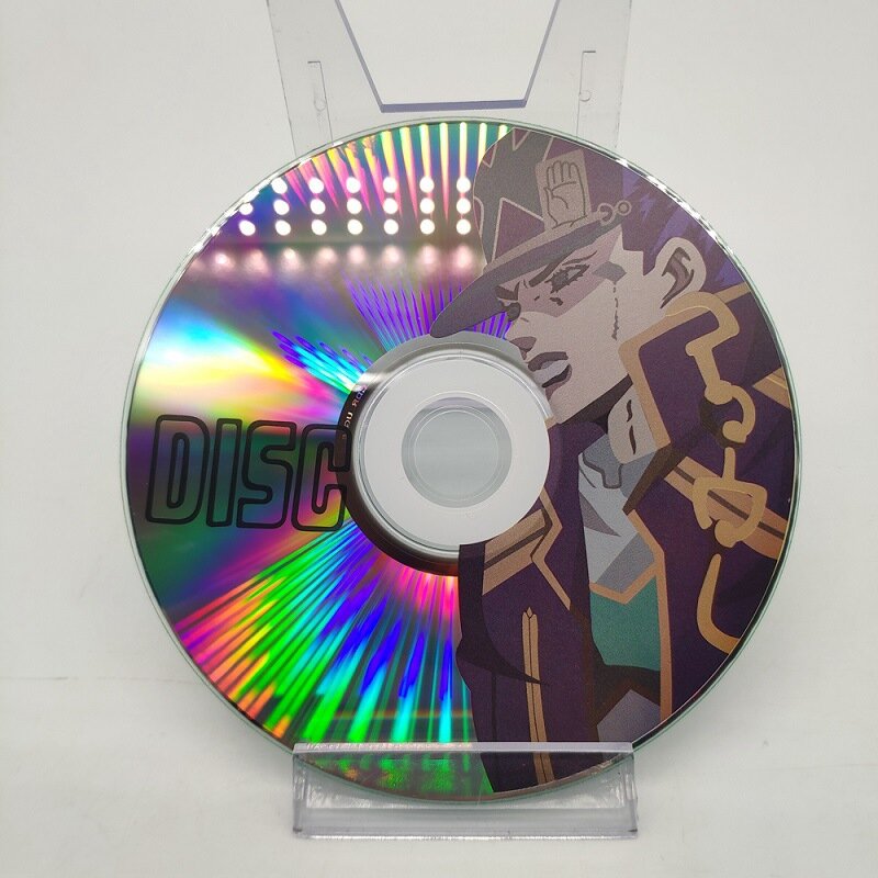 อะนิเมะ JoJo 'S Bizarre Kujo Jotaro Stand Star Platinum คอสเพลย์แผ่น CD Prop อุปกรณ์เสริมของเล่นของขวัญ