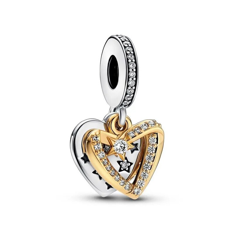 Heißer Verkauf 925% Sterling Silber Halskette Liebe Klaue Perlen geeignet für Frauen DIY Halskette Armband machen süße Retro-Accessoires