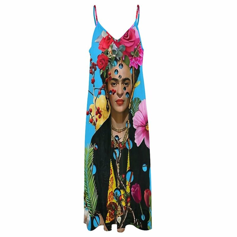 Darkest Kahhlo-vestido sin mangas para mujer, elegante vestido de fiesta, 2024