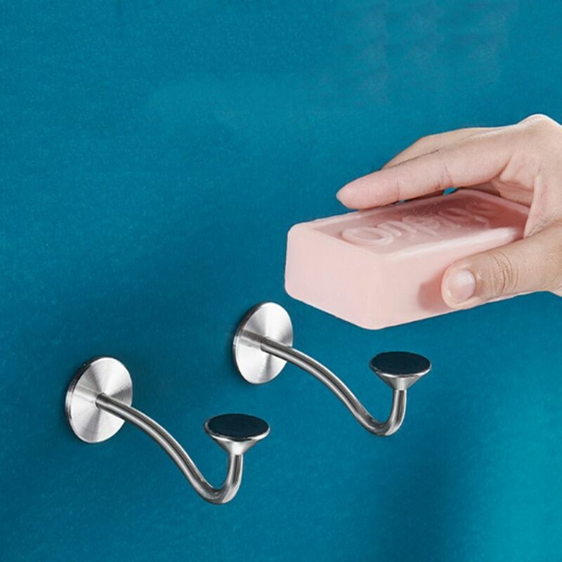 1Pcs No Drilling Self-adhesive Soap Organizer Home Accessories Draining Rack Soap Dish Soap Holder Soap Rack Soap Tray