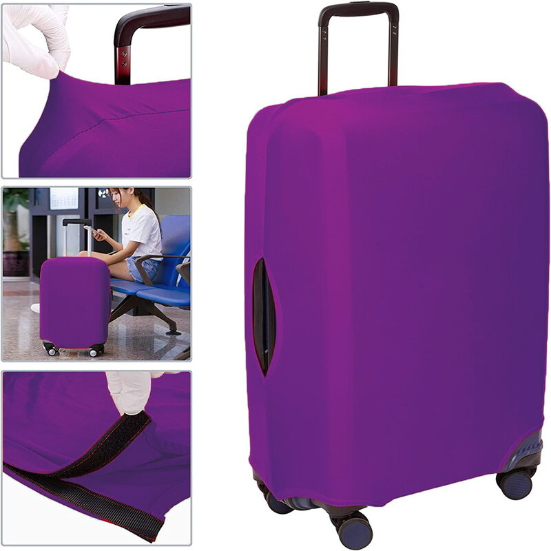 Travel Elastic Suitcase Dust Cover Luggage Protective Cover Apply18-32 Inch Trolley Case Friends Series Print Travel Accessories