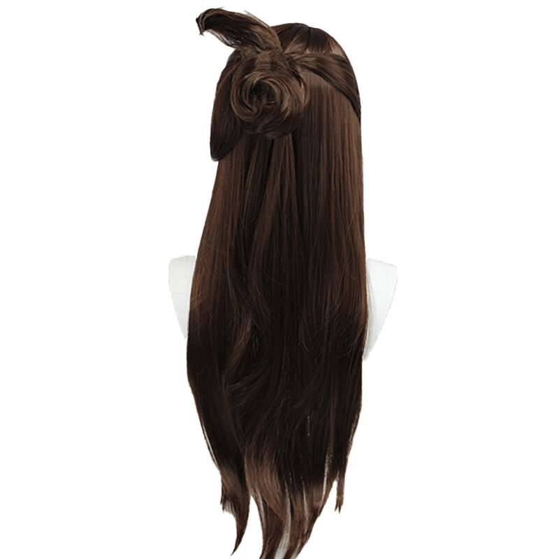 Anime Cosplay Wigs Women Periwig Long Brown Simulate Hair Game Role Cos Accessories Halloween Props Carnival Profiling Headwear
