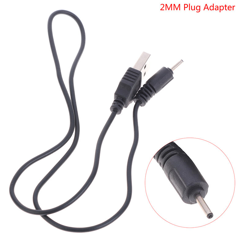 Kabel pengisi daya USB 2mm baru, kabel pengisi daya USB Pin kecil, kabel utama ke kabel USB untuk Nokia CA-100C, ponsel Pin kecil