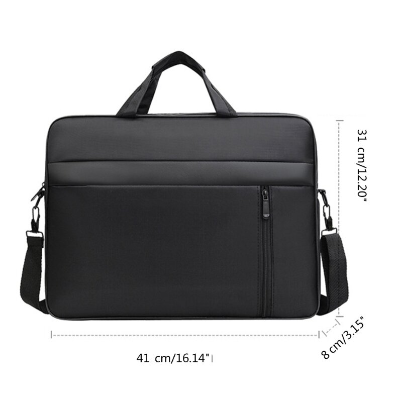 Elegante bolsa para laptop 15,6 polegadas, bolsa para notebooks, bolsa negócios para profissionais e estudantes, leve-a do