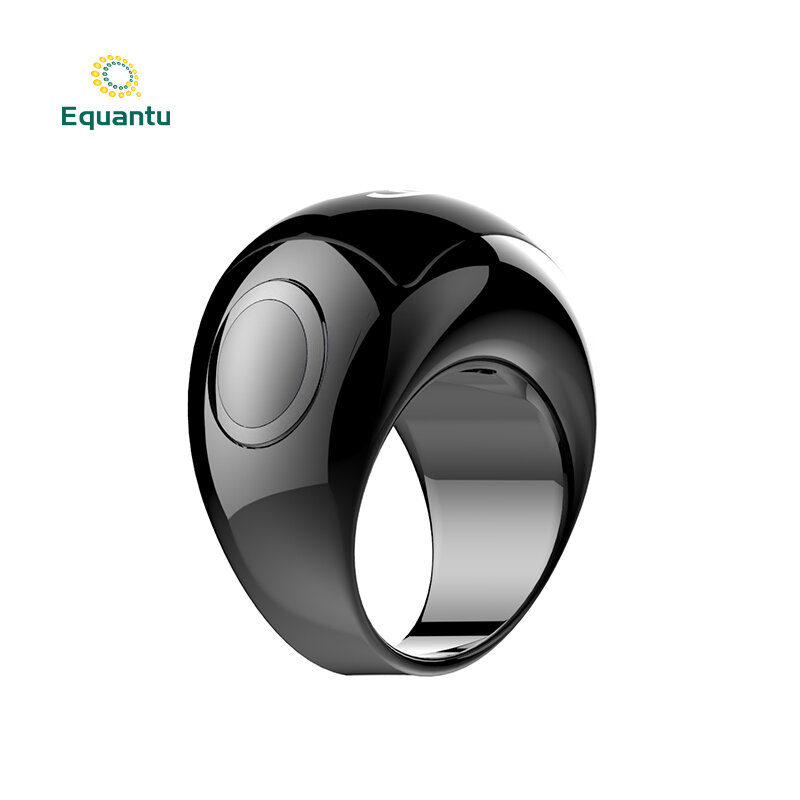 Цифровое керамическое поворотное мужское смарт-кольцо с подсчётом времени азана на открытом воздухе