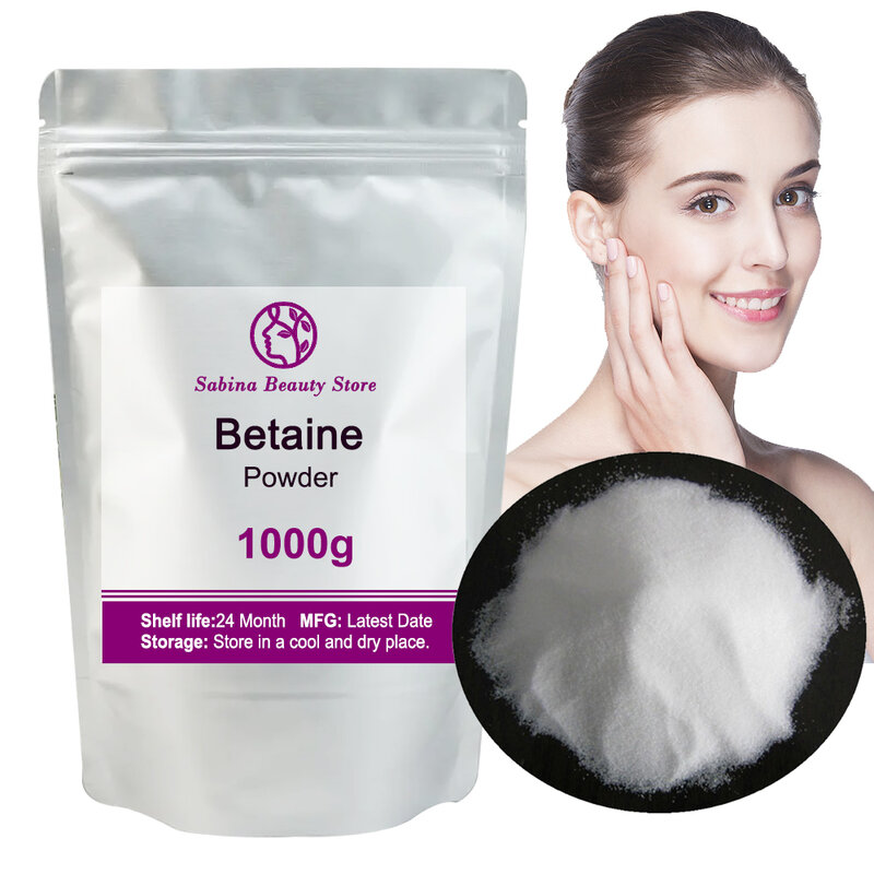 Hot Supply  99% Betaine Powder Skin Whitening Moisturizer Cosmetic Raw Materials