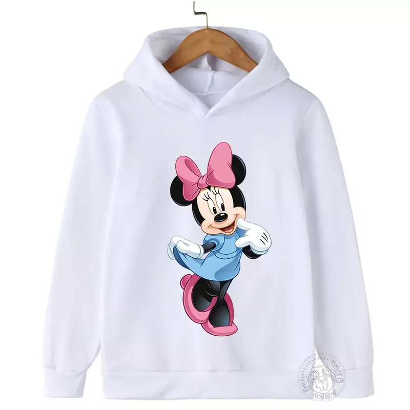 Sudadera con capucha con estampado de dibujos animados de Disney para niños y niñas, ropa deportiva con Graffiti, Otoño, todos los días