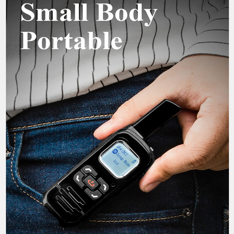 2 pces novo produto mini CD-K1 rede 4g talkie walkie com cartão sim rádio em dois sentidos