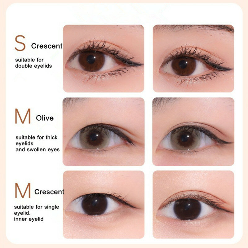 Invisible Double Eyelid Tape, A K F, Natural, Fibra, Instantânea, Lift Paste, Long Lasting, Bigger Eyes, Beauty Tool