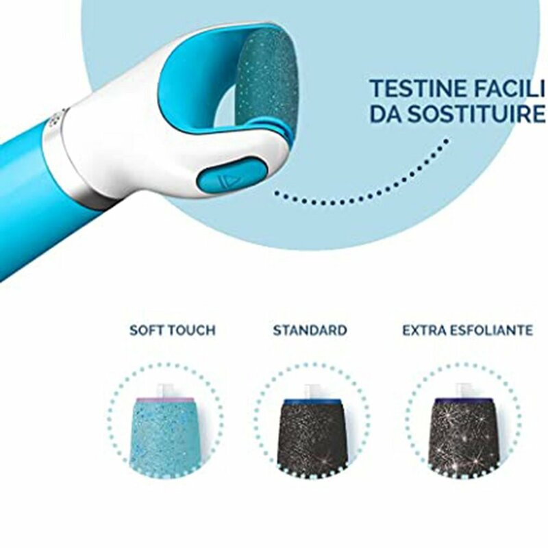 1 Stück Fußpflege-Werkzeug köpfe Pedi-Hart haute nt ferner füllt Ersatz rollen für Scholls-Feilen-Fußpflege tool nach