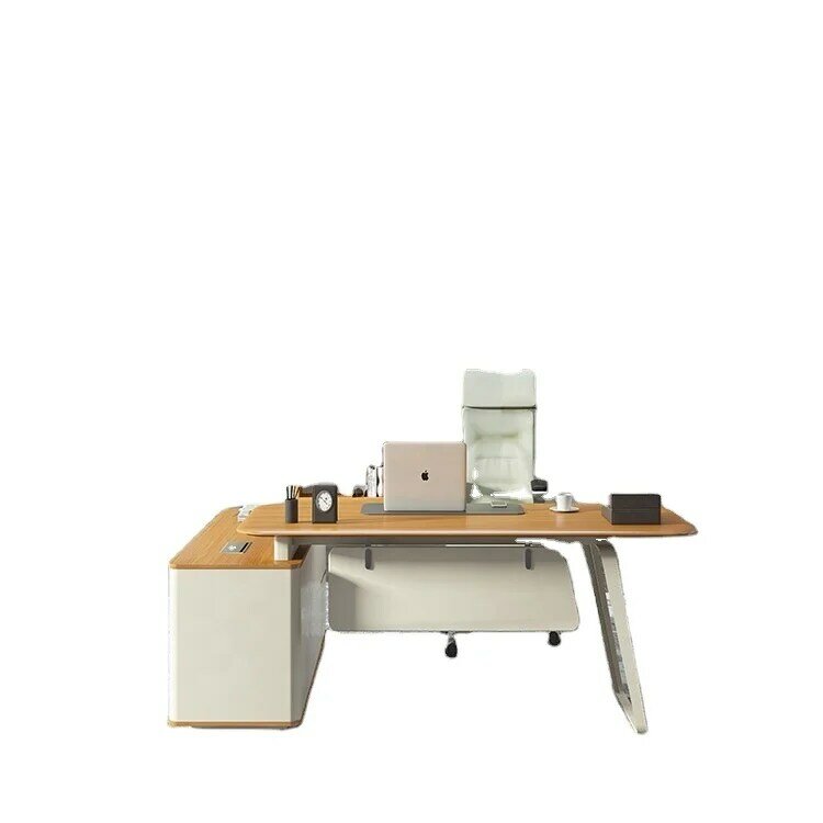Table et chaise de bureau, mobilier de bureau moderne et simple