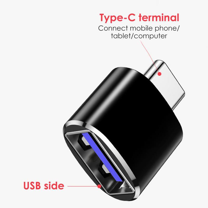Typ C otg Konverter tragbare USB zu Typ C Konverter 5 Gbit/s Hoch geschwindigkeit adapter kleine kompatible Handy otg Adapter