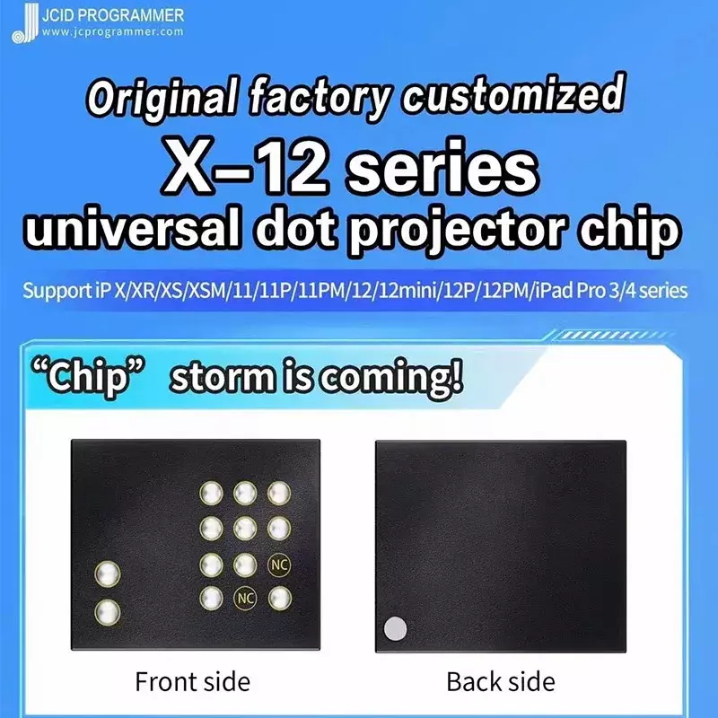 New JC JCID Romeo2 Dot Projector Chip for X-12 IPad Pro4 No Grinding Required No Transfer Required All In One Face ID Repair