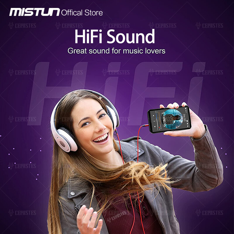 Lettore MP3 MP4 Bluetooth Built-in16GB altoparlante 4.0 pollici Full Touch Screen HiFi Lossless Sound Mp4 Player 1080P Vedio/FM/Radio/Mp5