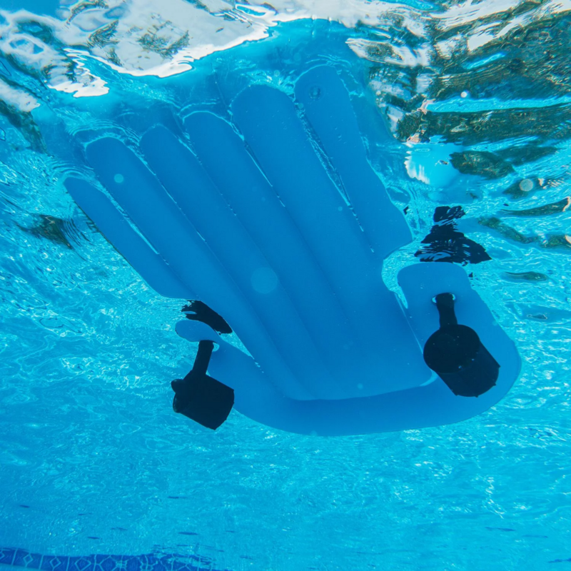 Новый PoolCandy брызговик 2,5 моторизованный бассейн шезлонг