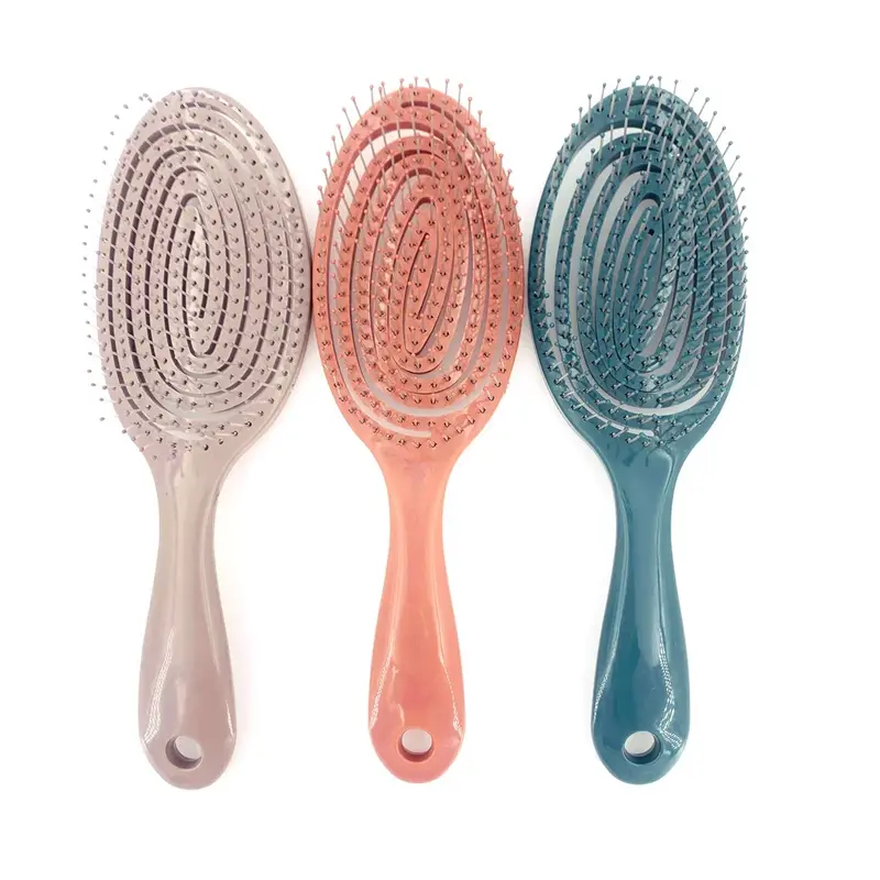 Relaxing Elastic Massage Comb Portable Hair Brush Massage Brush  Brushes Head Combs Scalp Massage Brush Wet And Wavy Bundl