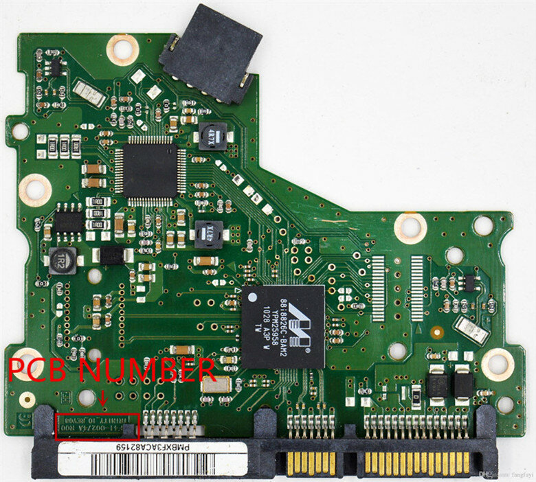 SA número de placa de circuito del disco duro de escritorio: BF41-00274A TR1N1TY_1D_REV08