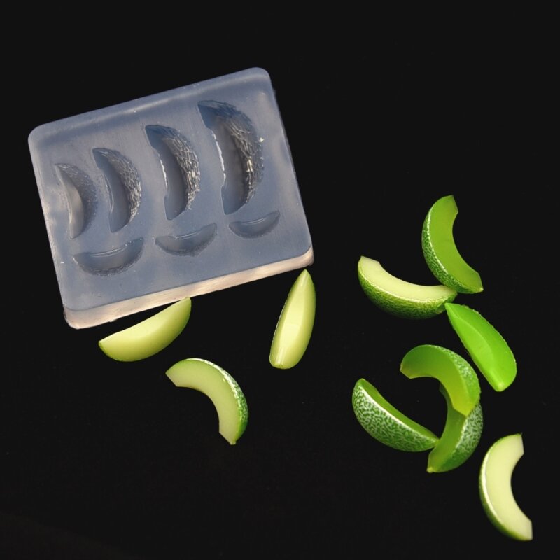 Stampi in resina 3D melone fai da te fondente piccolo strumento per decorare torte stampo per dolci per accessori casa delle in