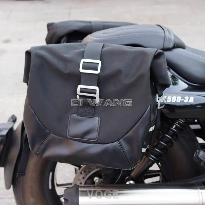 Motocicleta Saddle Bag, Folding Encosto Encosto, Modificação Acessórios para Loncin VOGE CU525 525-CU CU-525