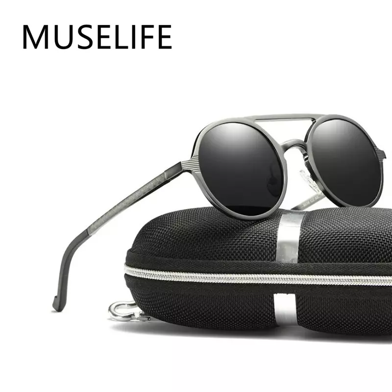 MUSELIFE-gafas de sol fotocromáticas para hombre y mujer, lentes polarizadas de camaleón, antideslumbrantes, para conducir