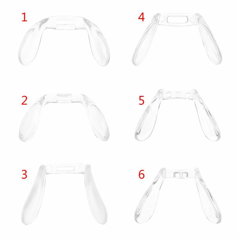 Y166 U-vorm Neus Pad Bril Accessoires PVC Antislip Zonnebril Pads Ondersteuning Lezen