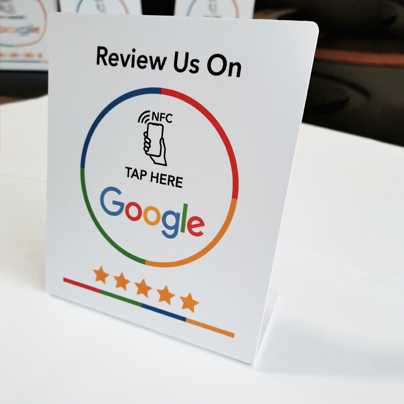 Google Review NFC stojak wyświetlacz stojak karta NFC stojak do Google Review