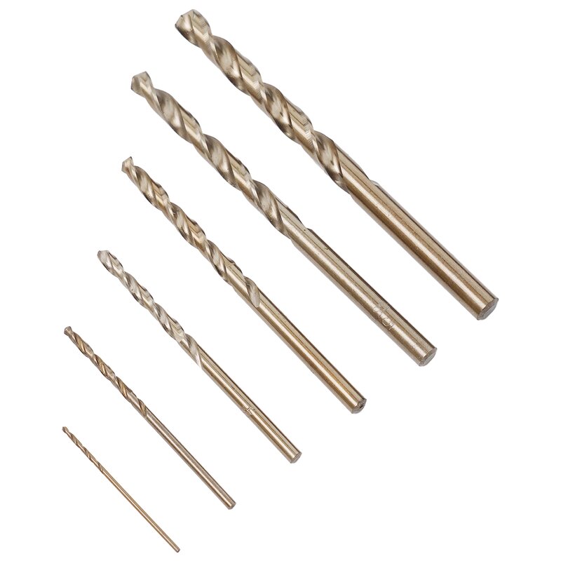High Quality Practical Drill Bit Drill Bit Set Stainless Steel 5% 6pcs Auger Drilling For Metal HSS HSS-Co M35