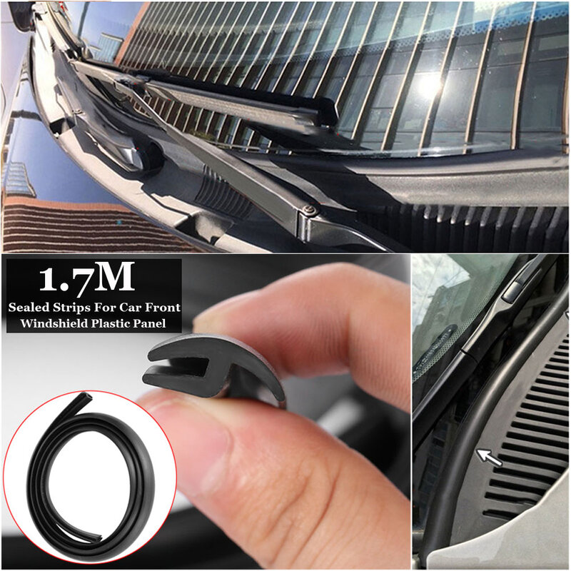 Under Front Car Moulding Strip Car Seal Strip Sealed Trim Rubber Seal High Quality Durable Accessories Brand New
