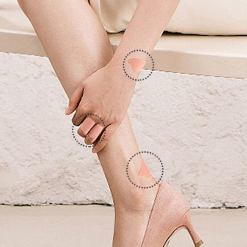 Transparent Anti-wear Foot Patch Plum Blossom Box Compact High Viscosity Foot Sticker Sports Travel Protect Skin Toe Heel Paster