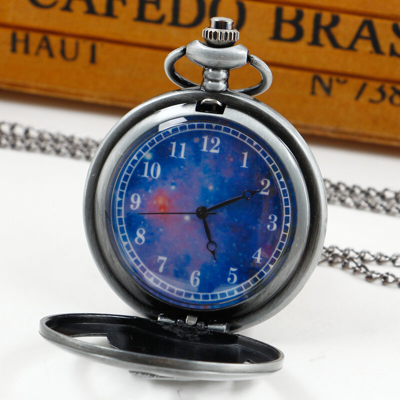 Reloj de bolsillo con tema clásico, pulsera de cuarzo con colgante de arte Vintage, Popular, regalo para fanáticos, Cosplay