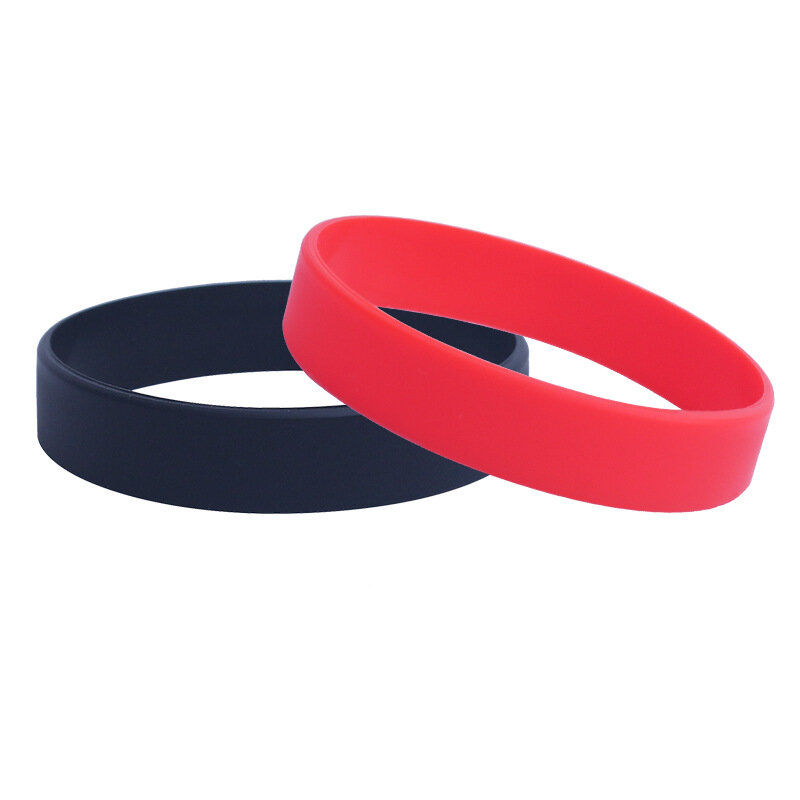 Wholesale Silicone Rubber Wristband Flexible Wrist Band Cuff Bracelet Sports Casual Bangle For Women Men