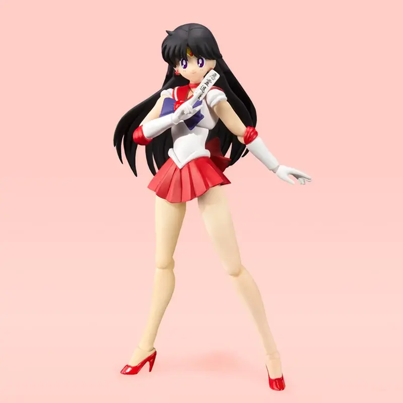 Bandai-SHF Sailor Moon Mini Moon Tsukino Usagi Action Figure, modelo original Anime Toy, coleção de PVC, em estoque, novo
