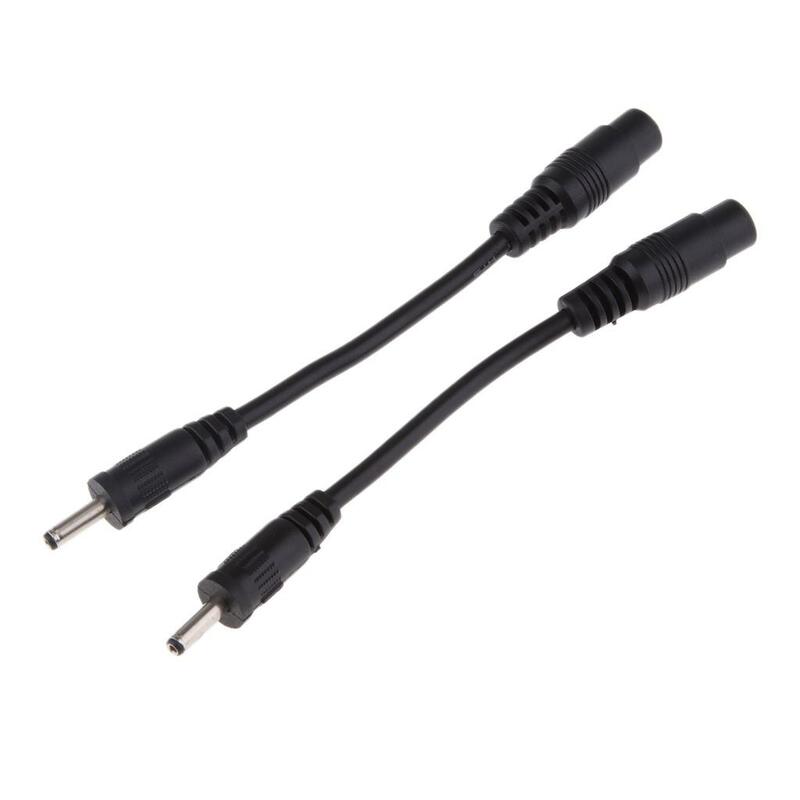 Cable de enchufe hembra DC .5mm x 1,35mm macho a 5,5x2,1mm para ventilador, luz Led, enrutador, altavoces y dispositivo