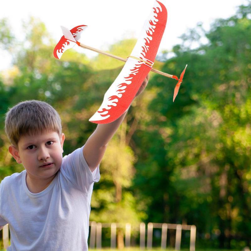 Fliegendes Flugzeug Flugzeug Modell Diy assembly Spielzeug Kind Geschenk kreative handgemachte Neuheit Balsaholz segel flugzeug für Schul forschungs einrichtung