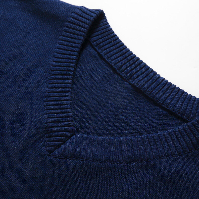 MRMT 2024 новый мужской жилет, свитер, Хлопковый вязаный жилет для мужчин, свитер с V-образным вырезом, пуловер без рукавов, топы, жилеты