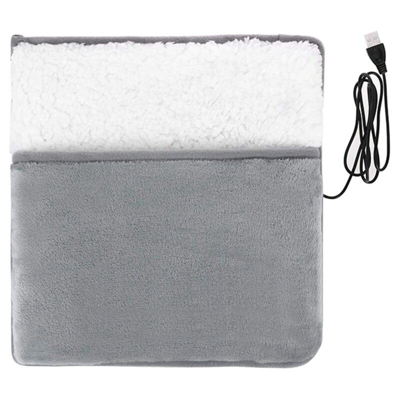 1 PCS Electric Heated Foot Warmer Extra Foot Heating Pad For Bed, Office, Under Desk
