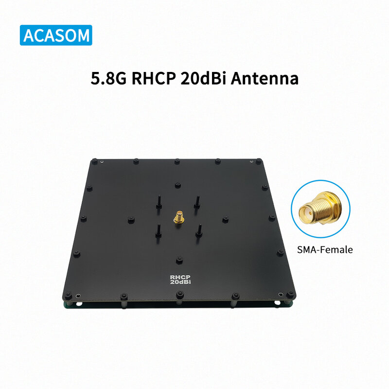5.8GHz RHCP 20dB antena antenowa FPV wzmacniacz wysokiej mocy antena blokująca drona