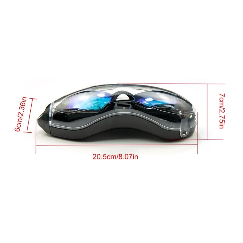 Регулируемые плавательные очки с УФ-защитой, водонепроницаемые силиконовые очки