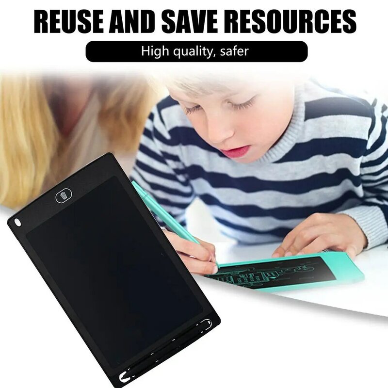 Prancheta eletrônica colorida para crianças, tela LCD, grafite de bebê, placa de escrita manual, livre de poeira, 12 polegadas